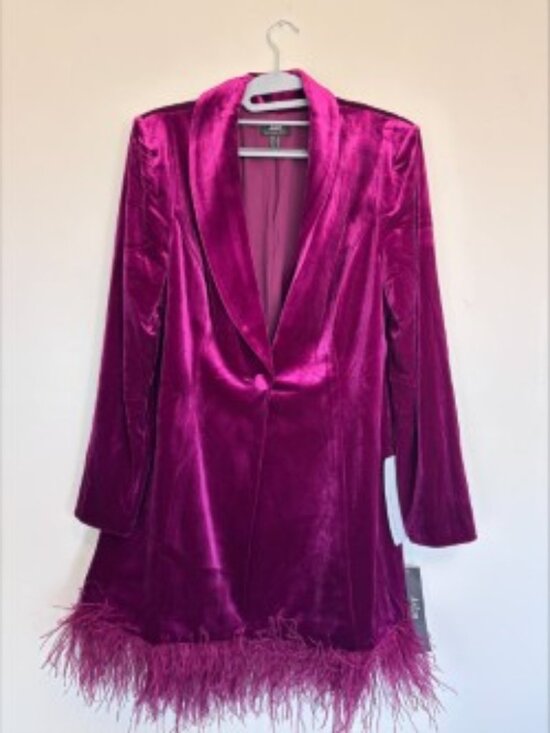 Aidan by Adrianna Papell Dresses & Skirts - Velvet Tuxedo Dress Aidan by Adrianna Papell